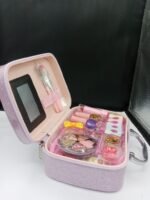 Princess Glitter Makeup Kit for Girls – 2-in-1 Makeup & Jewelry Beauty Set with Mermaid Case - Image 2