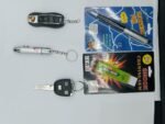 Shock Prank Toy Set – Electric Shock Pen, Chewing Gum, Fake Car Key & Laser Pointer - Image 2