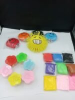 Super Fun 25-Piece Toy Combo Set – Clay Packets, Smiley Balls, Stamps & Sensory Toys for Kids - Image 2