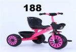 Super Trike Pink Tricycle for Girls – Stylish Ride-On with Pedals & Backrest - Image 3