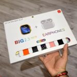 HiWatch Ultra 3 Max Suit Smartwatch (2.3” AMOLED Display) with Wireless Earphones – 2 in 1 Combo Set