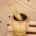 Wooden Mortar and Pestle Set – Classic Manual Grinder for Spices & Herbs - Image 5