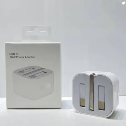 Apple USB-C 20W Power Adapter – Fast Charging for iPhone, iPad & AirPods