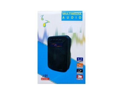 J01 Multimedia Audio Speaker – Portable Hi-Fi Stereo with USB, TF Card & AUX Support