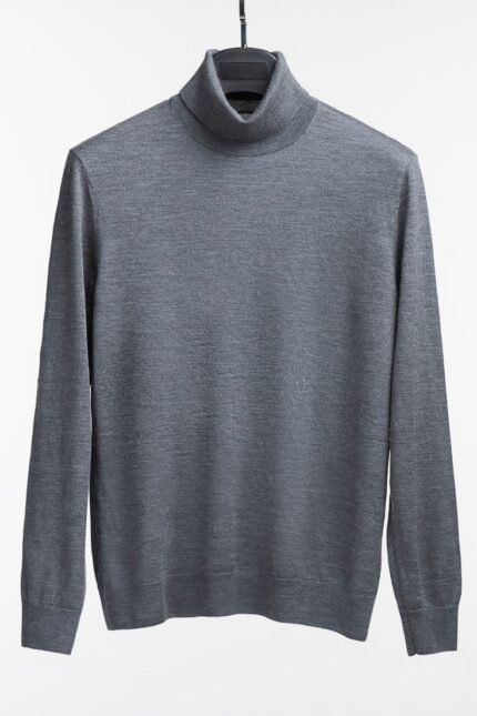 Men’s Turtle Neck Winter Sweater – Slim Fit Pullover in Multiple Colour
