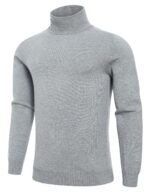 Men’s Turtle Neck Winter Sweater – Slim Fit Pullover in Multiple Colour - Image 4