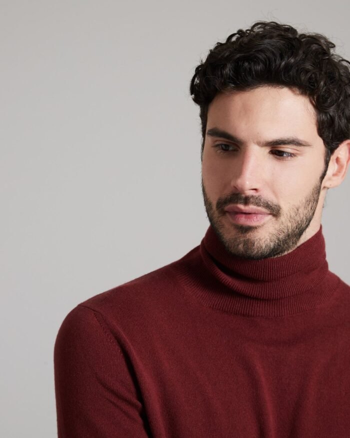 Men’s Turtle Neck Winter Sweater – Slim Fit Pullover in Multiple Colour - Image 6
