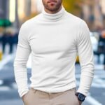 Men’s Turtle Neck Winter Sweater – Slim Fit Pullover in Multiple Colour - Image 8