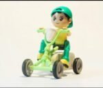 Shop Mini Cartoon Tricycle Toy for kids – friction powered, push-and-go scooter bike toy for toddlers, boys & girls. Fun, safe & durable! - Image 2