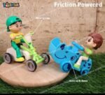 Shop Mini Cartoon Tricycle Toy for kids – friction powered, push-and-go scooter bike toy for toddlers, boys & girls. Fun, safe & durable! - Image 4