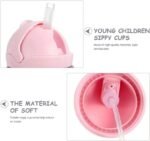 Cute Baby Sipper Cup with Straw & Handles | Leak-Proof Training Cup for Toddlers & Kids - Image 5