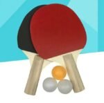 *Table Tennis Racket Set with 3 Balls – Ping Pong Paddle Kit for Indoor & Outdoor Play (2 Player Set) - Image 3