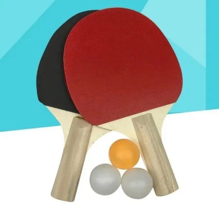 *Table Tennis Racket Set with 3 Balls – Ping Pong Paddle Kit for Indoor & Outdoor Play (2 Player Set) - Image 3