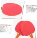 *Table Tennis Racket Set with 3 Balls – Ping Pong Paddle Kit for Indoor & Outdoor Play (2 Player Set) - Image 4