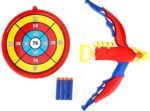 Fun Bow and Arrow Archery Play Set for Kids with soft bullets and safe arrows. Perfect outdoor and indoor shooting sports toy for boys and girls. - Image 2