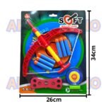 Fun Bow and Arrow Archery Play Set for Kids with soft bullets and safe arrows. Perfect outdoor and indoor shooting sports toy for boys and girls. - Image 3