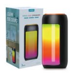 GTS-1741 Wireless Bluetooth Speaker with Colorful LED Light & FM Radio