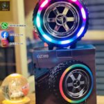 G2389 Tire Shape Wireless Bluetooth Speaker with LED Lighting & Rechargeable Battery - Image 3