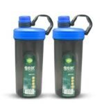 Transparent Water Bottle with Handle – 1.7L Capacity - Image 2