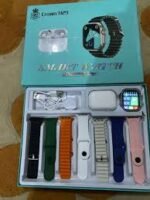Crown H29 Smartwatch with Earbuds & 6 Interchangeable Straps – 2.3" HD Display, Fitness Tracker, Bluetooth Calling, Multi-Sport Modes - Image 5