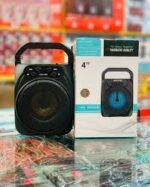 Portable Wireless Bluetooth Speaker 4-Inch – High Bass, Rechargeable with FM Radio, USB & TF Card Support**