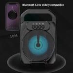 Portable Wireless Bluetooth Speaker 4-Inch – High Bass, Rechargeable with FM Radio, USB & TF Card Support** - Image 4