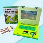Dinosaur Learning Machine Laptop Toy – Educational Music Laptop for Kids Interactive Dinosaur Learning Laptop with music, lights, keyboard & stickers. Perfect educational toy for kids 3+. Fun learning & entertainment! - Image 5