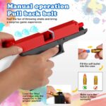 Soft Bullet Toy Gun for Kids – Black & Red Foam Blaster with Silencer, Cartridge Holder & Soft Elastic Bullets - Image 8