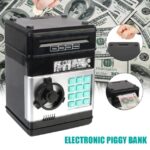 Kids ATM Piggy Bank – Electronic Money Safe Box with Password, Automatic Note Insertion, Coin Slot & LED Keypad