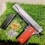 Heavy Metal Toy Gun for Kids – Soft BB Bullet Pistol with Magazine | Realistic Design, Safe Play Toy