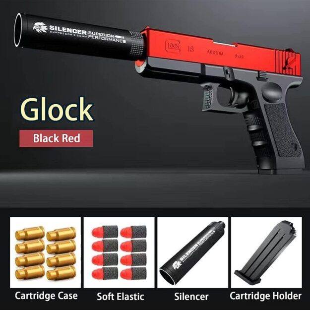 cropped-WhatsApp-Image-2025-11-11-at-8.47.36-PM-1.jpeg Soft Bullet Toy Gun for Kids – Black & Red Foam Blaster with Silencer, Cartridge Holder & Soft Elastic Bullets - Image 1