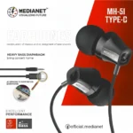 MEDIANET MH-51 Type-C Earphones | Heavy Bass & HD Mic