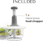 Hand Pat Chopper 2L with beater & lock - Image 2