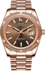 BUREI Men's Luxury Stainless Steel Watch - Timeless Elegance and Precision - Image 5
