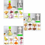 Tabletop 3-in-1 Drum Grater Slicer For Vegetables and Cheese - Image 2