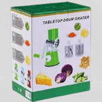 Tabletop 3-in-1 Drum Grater Slicer For Vegetables and Cheese - Image 3