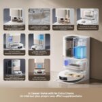 DREAME L50 Ultra Robot Vacuum and Mop White, 19,500Pa Suction, with Auto-Empty and Mop Self-Cleaning, Precise Obstacle Avoidance, HyperStream Detangling DuoBrush - Image 8