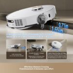 DREAME L50 Ultra Robot Vacuum and Mop White, 19,500Pa Suction, with Auto-Empty and Mop Self-Cleaning, Precise Obstacle Avoidance, HyperStream Detangling DuoBrush - Image 3