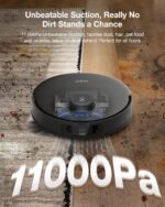 ECOVACS DEEBOT T30S Robot Vacuum and Mop, 11000Pa, ZeroTangle Technology, TruEdge Adaptive Edge Mopping, Hot Water Mop Washing, Self-Emptying, Self Refilling, Auto-Mop Lifting, Obstacle Avoidance - Image 3