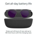 Oakley Meta HSTN, Black | Smart AI Glasses for Men, Women — Performance for Sports, Athletes — Camera, Audio, Video — 8 Hour Battery — 3K HD Resolution — Amethyst Transitions® Lenses - Image 3