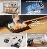 Tineco Floor ONE Stretch S6 Cordless Wet Dry Vacuum Cleaner, 180°Lay-Flat Smart Vacuum Mop, 40 Minutes Long Runtime 158℉ Flashdry Self-Cleaning, Dual-Sided Edge Cleaning Lightweight Floor Cleaner - Image 5