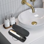 RAIACE Hard Storage Case Compatible with dyson Airstrait Straightener, Travel Carrying Bag. (case only). - Black(Black Lining) - Image 7