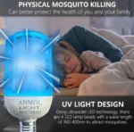 Original AND Best Quality I Anmol Light insect Killer Bulb Attracts- Mosquito with Blue LED Light Bulb OR Anti Mosquito Light Killer Device I Electric mosquito killer Lamp AND Isect killer Bulb - Image 5