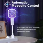 Portable UV Mosquito Killer Racket USB powered | Electric Bug Zapper Fly Swatter | 2-in-1 Mosquito Trap Lamp with Night Light | Indoor Outdoor Insect Killer Machine | Safe Indoor & Outdoor Electric Mosquito Repellent - Image 6