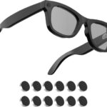 HiBloks LED Light Blocking Stickers Compatible with Ray-Ban Meta Gen 2 Wayfarer/Skyler/Headliner/Oakley Meta HSTN Accessories, Blackout LED Covers, Low-Tack Restickable