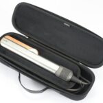 RAIACE Hard Storage Case Compatible with dyson Airstrait Straightener, Travel Carrying Bag. (case only). - Black(Black Lining)