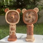 Mini Portable Fan | Rechargeable Handheld USB Mini Fan – Strong Airflow, Quiet & Travel Friendly Cooling Fan