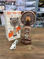 Mini Portable Fan | Rechargeable Handheld USB Mini Fan – Strong Airflow, Quiet & Travel Friendly Cooling Fan - Image 2