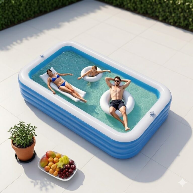 family inflatable pool
