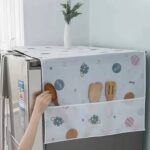 Refrigerator Top Cover Dust Proof Decorative Fridge Cover for Washing Machine Dryer & Home Appliances